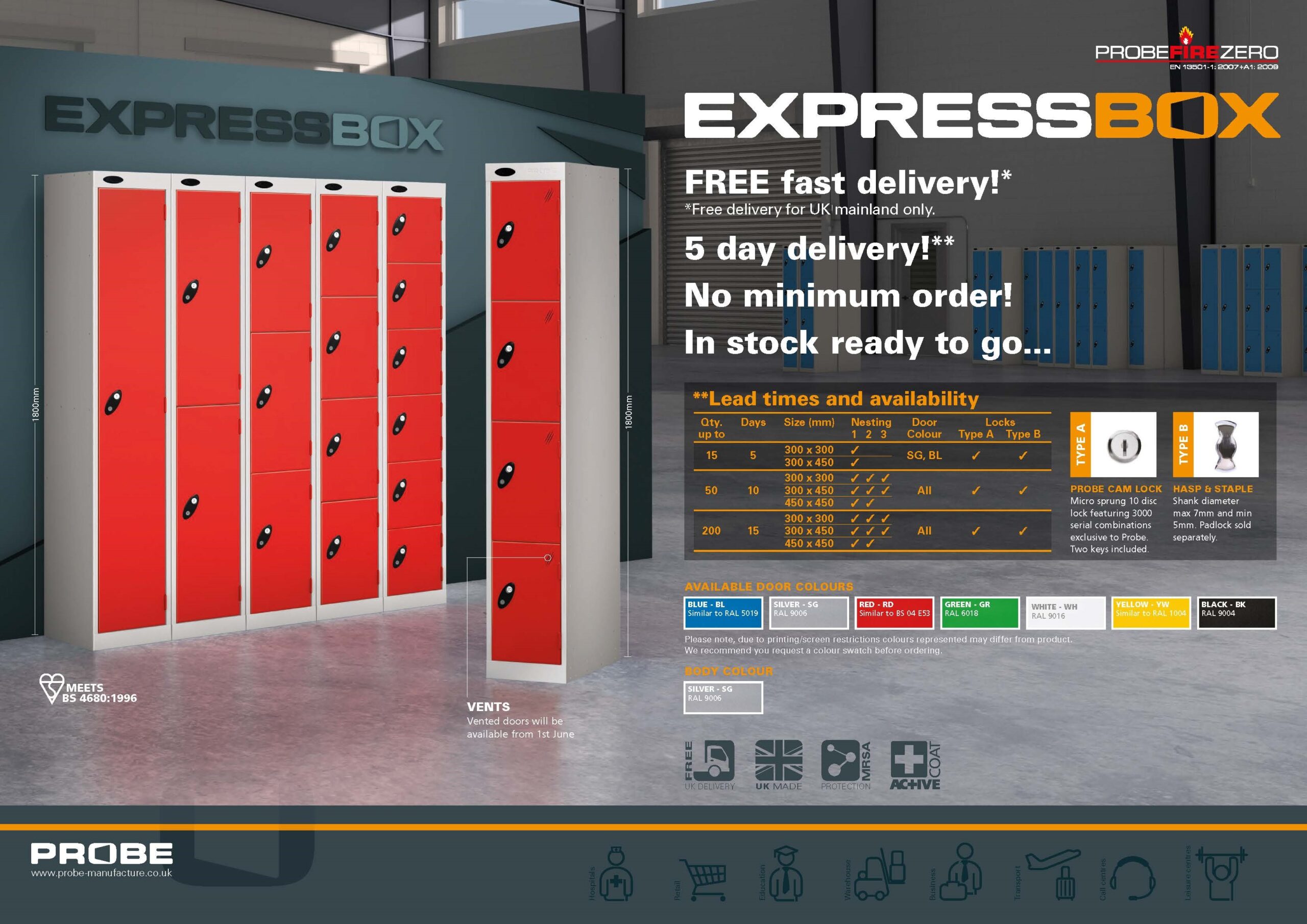Commercial Locker Supplier Birmingham